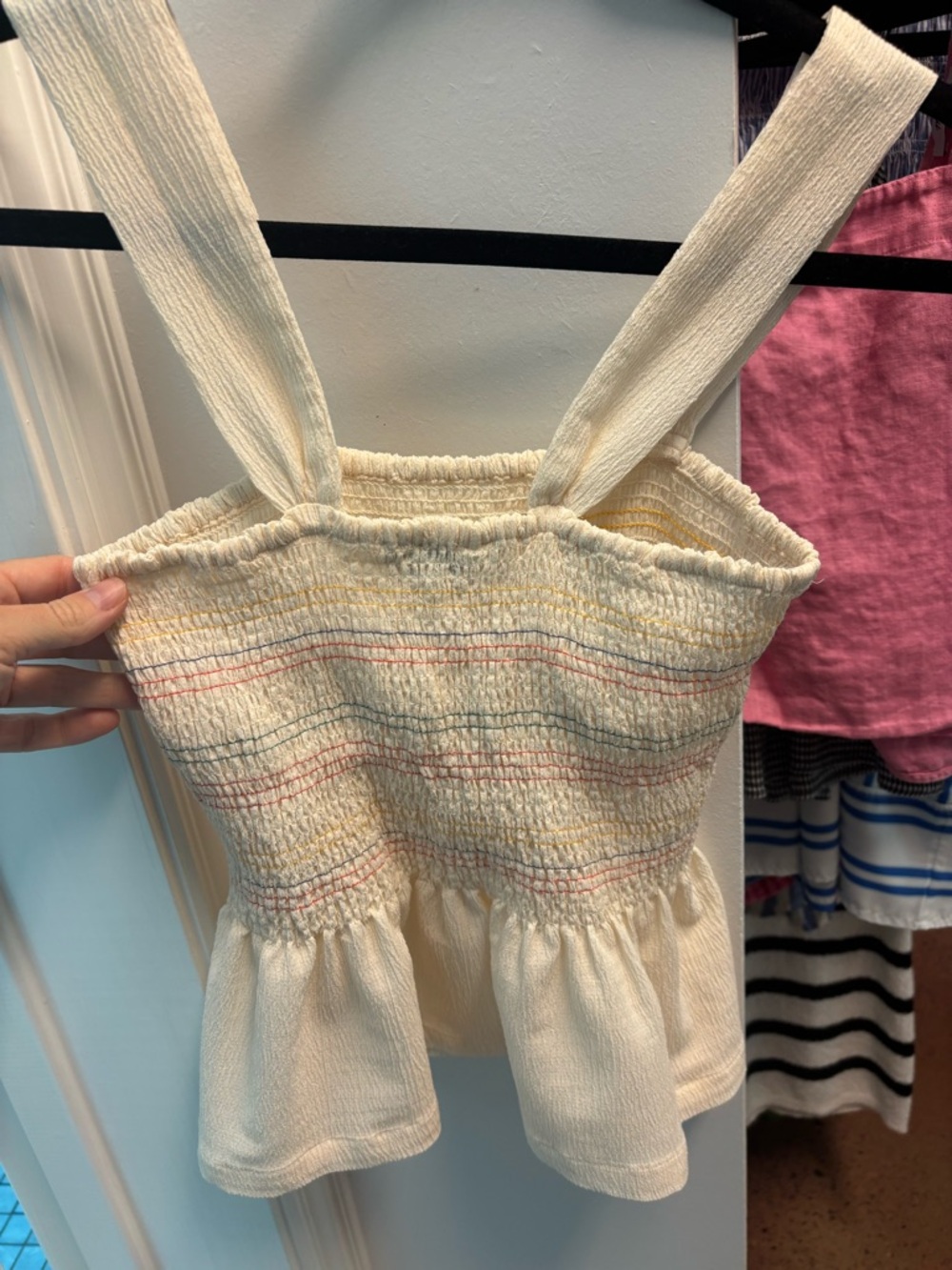 Madewell cream top